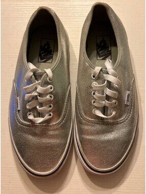 Vans shiny glitter shoes size men’s 7 and women’s 8.5